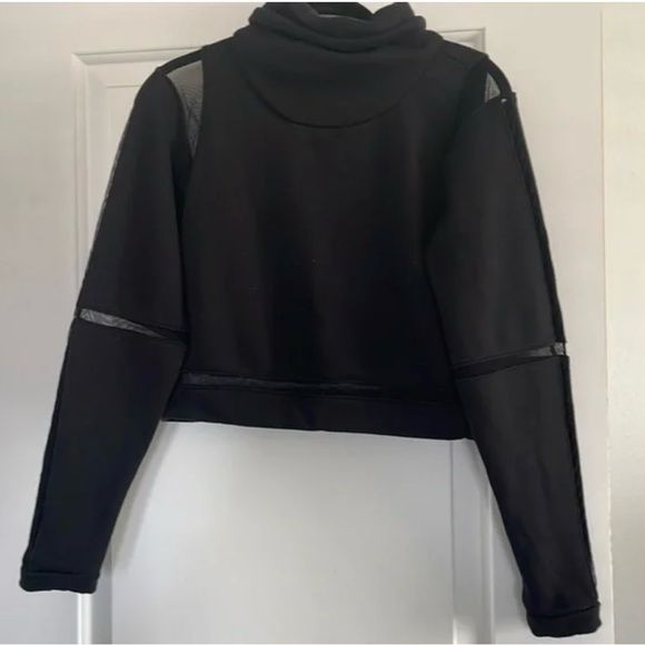 Alo Yoga cotton and mesh turtleneck sweatshirt L - Picture 3 of 6